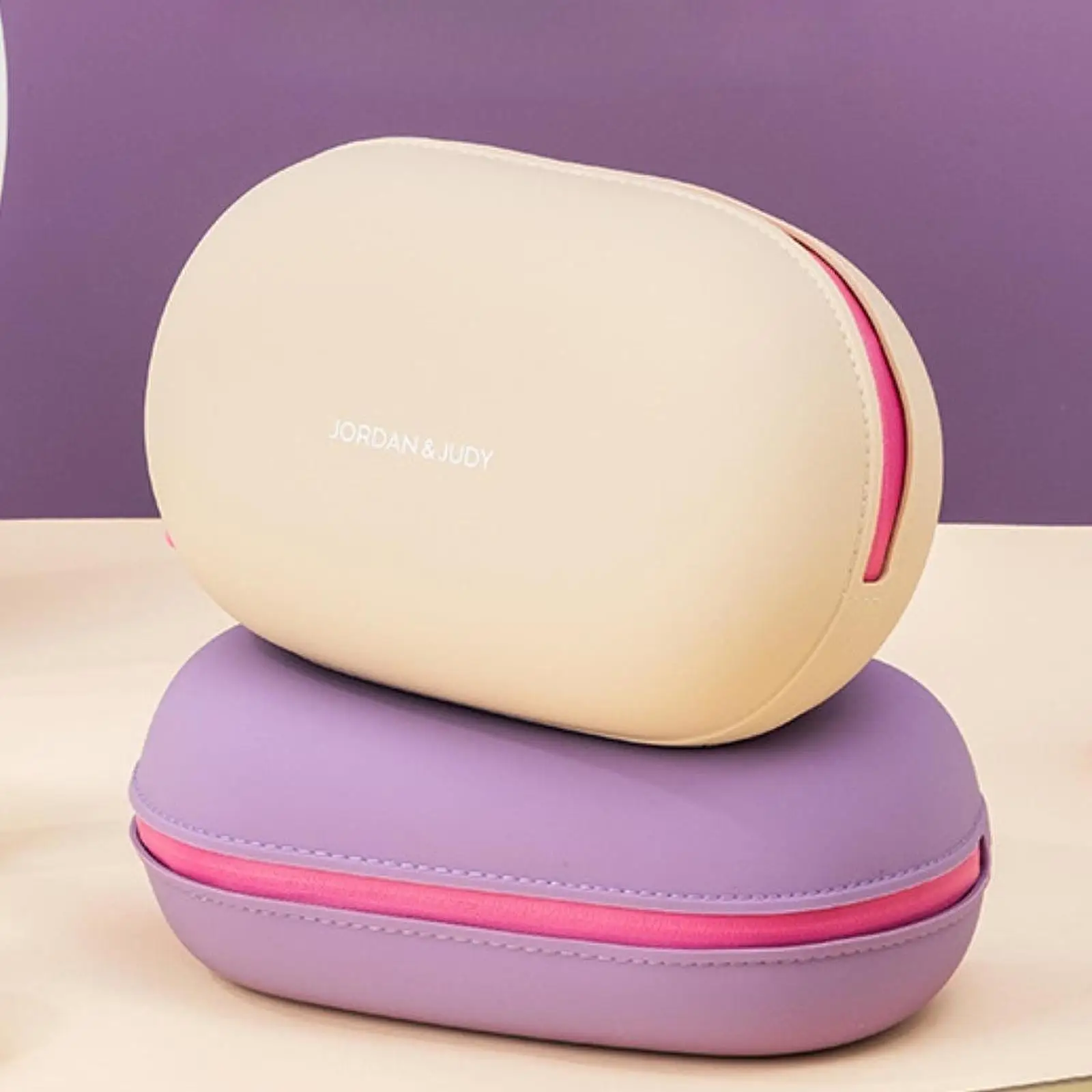 Bolsa de maquillaje de silicona, estuche impermeable, ligero para mujeres y niñas, bolsa con cremallera, bolsa de almacenamiento de maquillaje para gimnasio, vacaciones y viajes