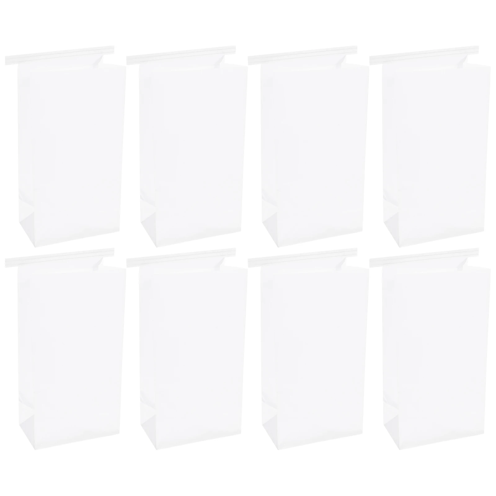 

25 pcs Mini Vomit Bags 96x49x315mm White Cowhide Film Eco Friendly Biodegradable Travel Sickness Emesis Car Pregnant