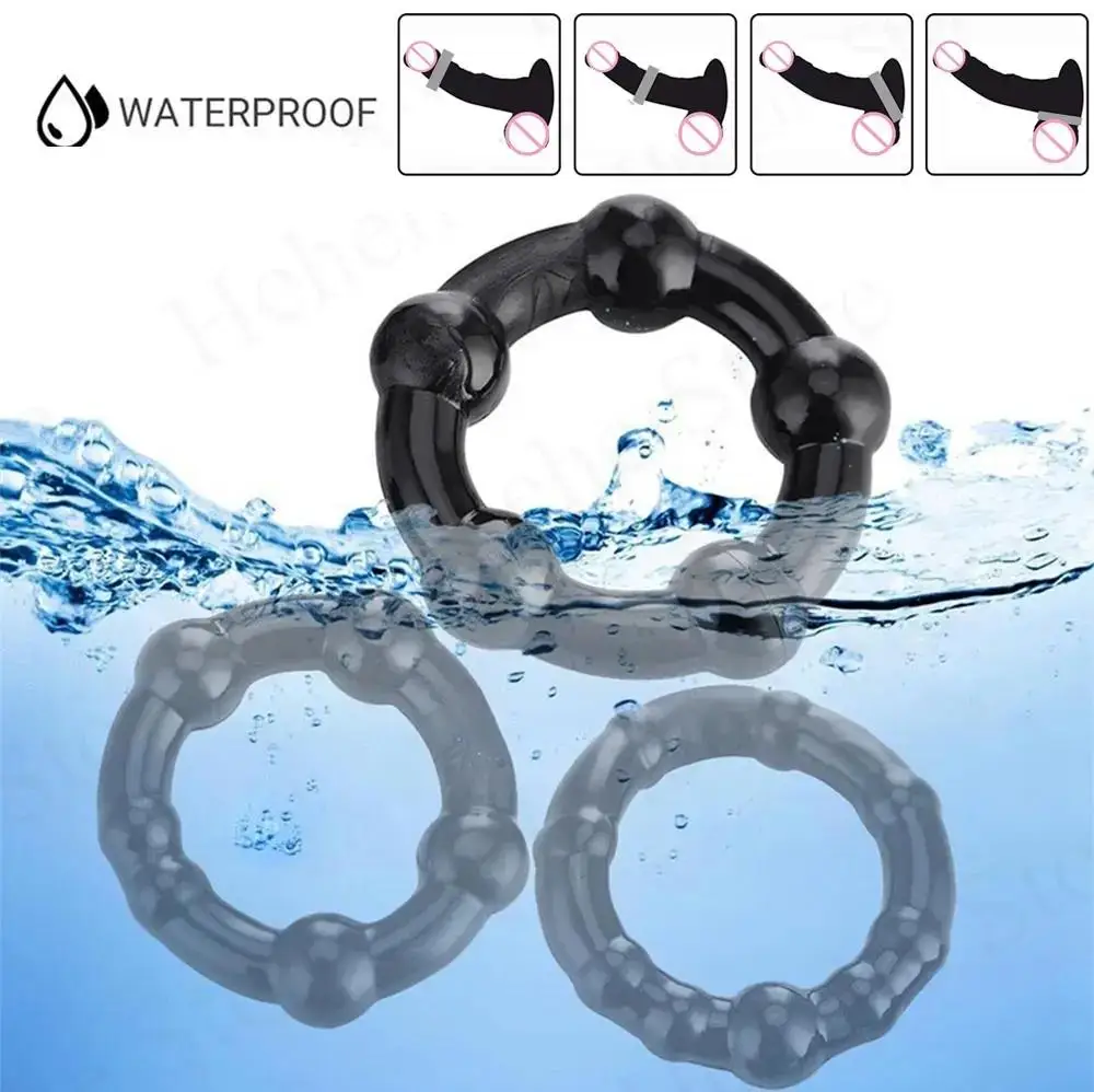 penis Stretcher Genital Penis Enlargement Sleeve Chastity Delay Ejaculation Testicle Scrotum Ball Stretcher Erection Sex Product