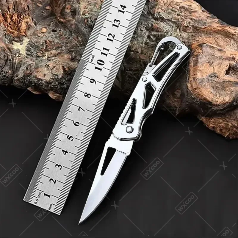 Stainless Steel Folding Pocket Knife Fruit Knife Multifunctional Meat Cutting for Easy Carrying Kitchen Knives Steel Handle image 4