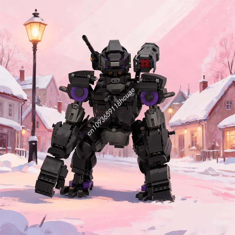 

1408 шт. MOC фристайл роботизированная модель гориллы строительные блоки архитектура игрушка образование рождественские подарки кирпич идея день рождения