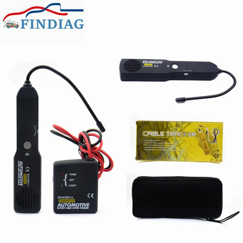 EM415PRO Automotive Short Cable Tracker & Open Wire Finder Universal EM415 PRO 6-42V DC Find Car Short Circuit Wire