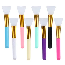 1PCS Color Silicone Mask Brush Flexible Facial Mud Applicator Body Lotion Cream Blending Cosmetics DIY Makeup Beauty Tools