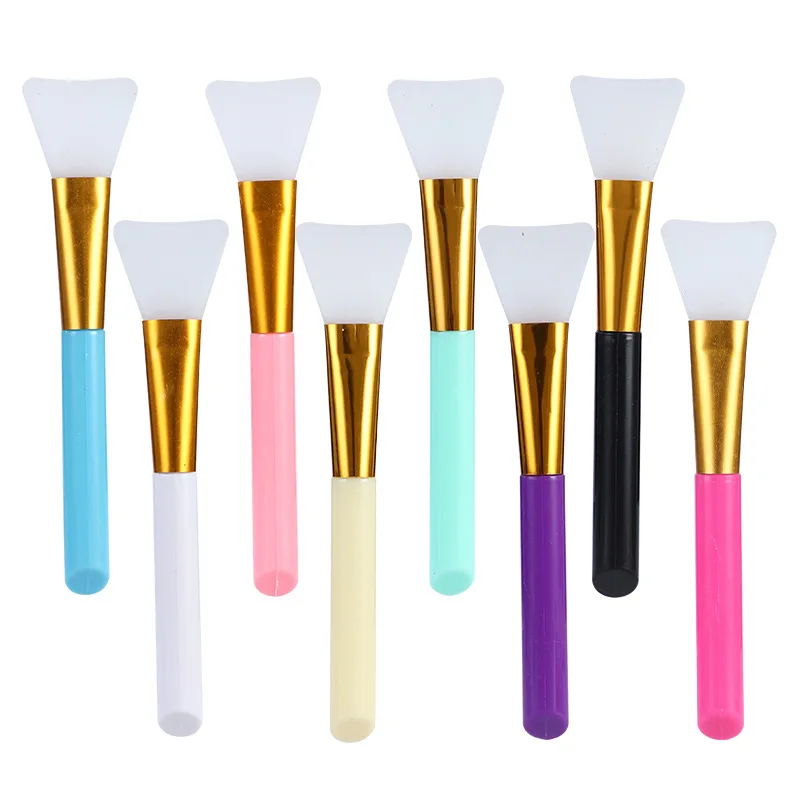 1PCS Color Silicone Mask Brush Flexible Facial Mud Applicator Body Lotion Cream Blending Cosmetics DIY Makeup Beauty Tools