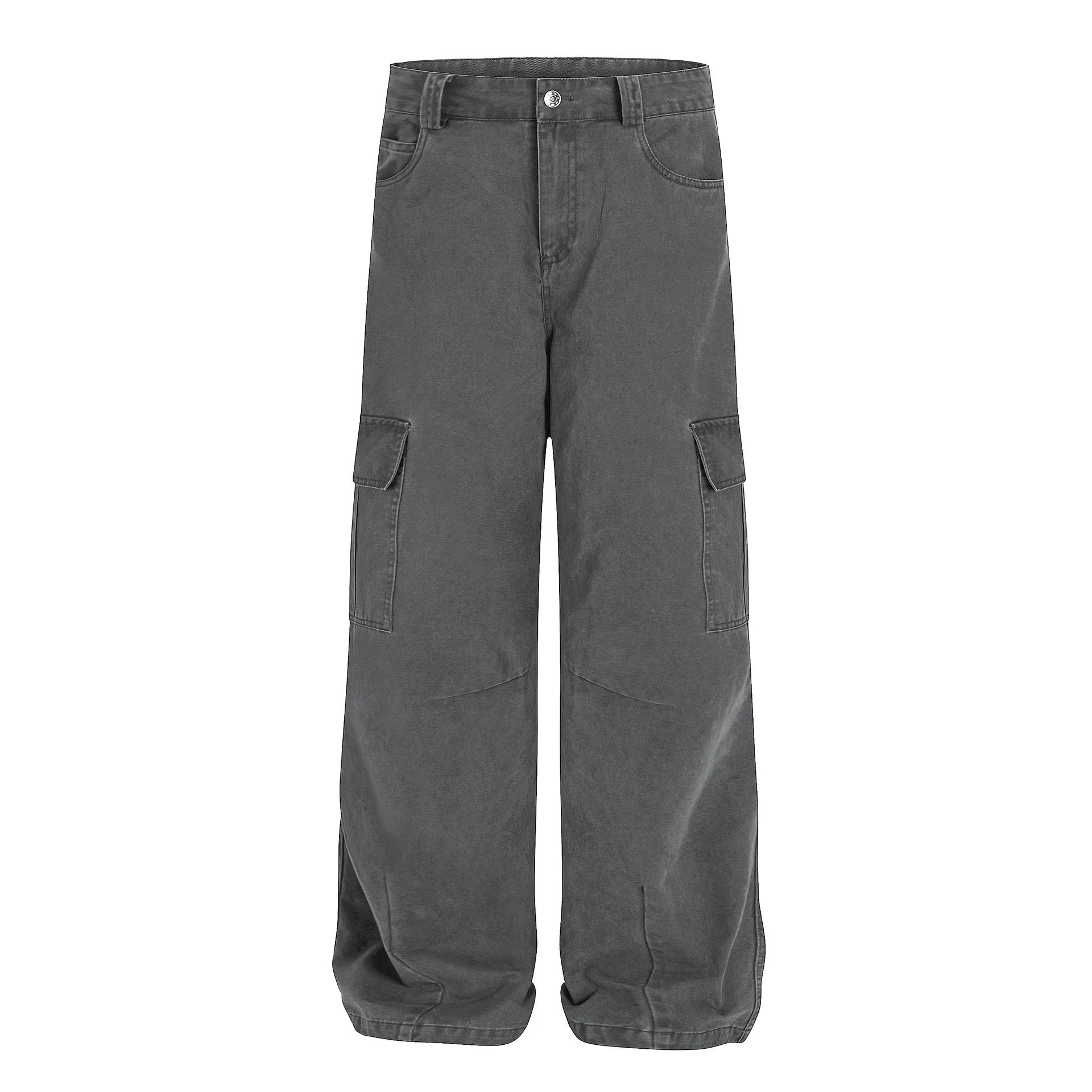 OR FL Barne Wind 100 Cotton Women Pants Street Trendy brand Cool and Cool Breeze Drooping Wide Leg Staraight Women's Casual Pant