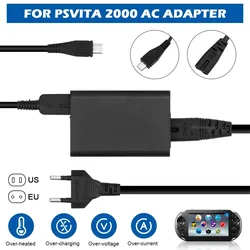 NEW EU/US Plug Home Charger Power Supply 5V AC Adapter USB Charging Cable Cord For PlayStation Psvita Slim PS Vita 2000 PSV 2000