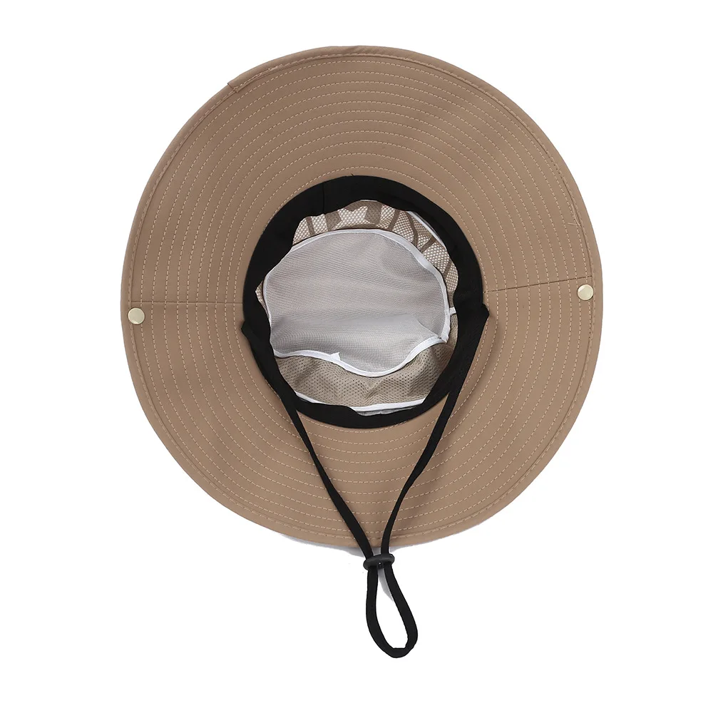 Summer Men's Hats Fashion Sunscreen Visor, Breathable Travel Outdoor Sun Hat Hiking Basin Hat Bucket Hat