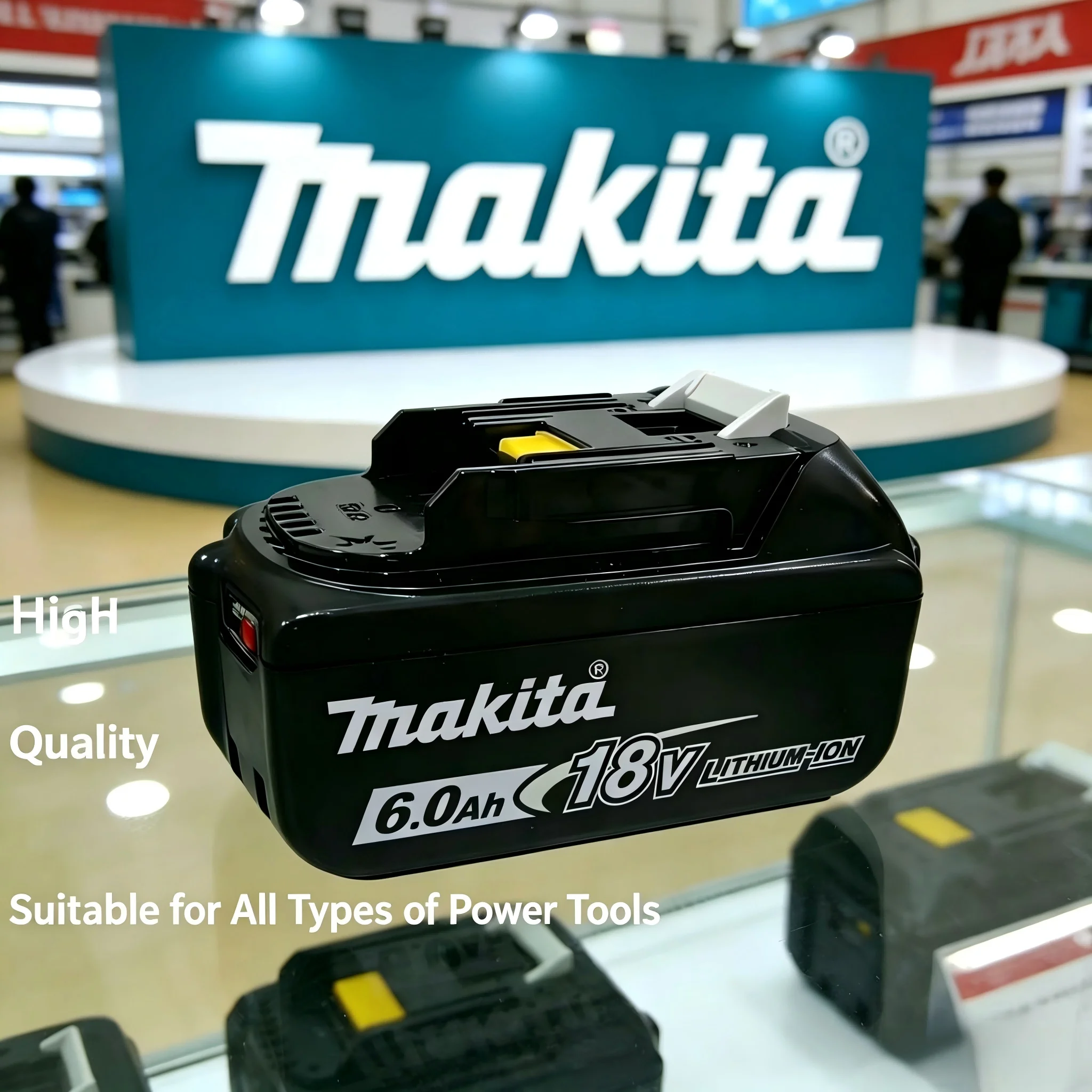 Makita 18V 9.0Ah Lithium Battery & DC18RD Dual Port Fast Charger Kit Compatible With 18V LXT Series Cordless Power Tools