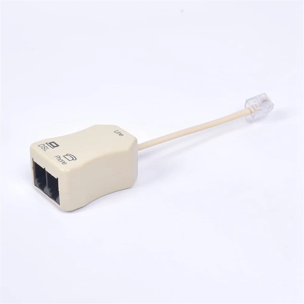 3Pcs DSL Filter Splitter for Phone Line Phone Jack Splitter In-Line DSL Filter Telephone Modem ADSL Splitter Filter