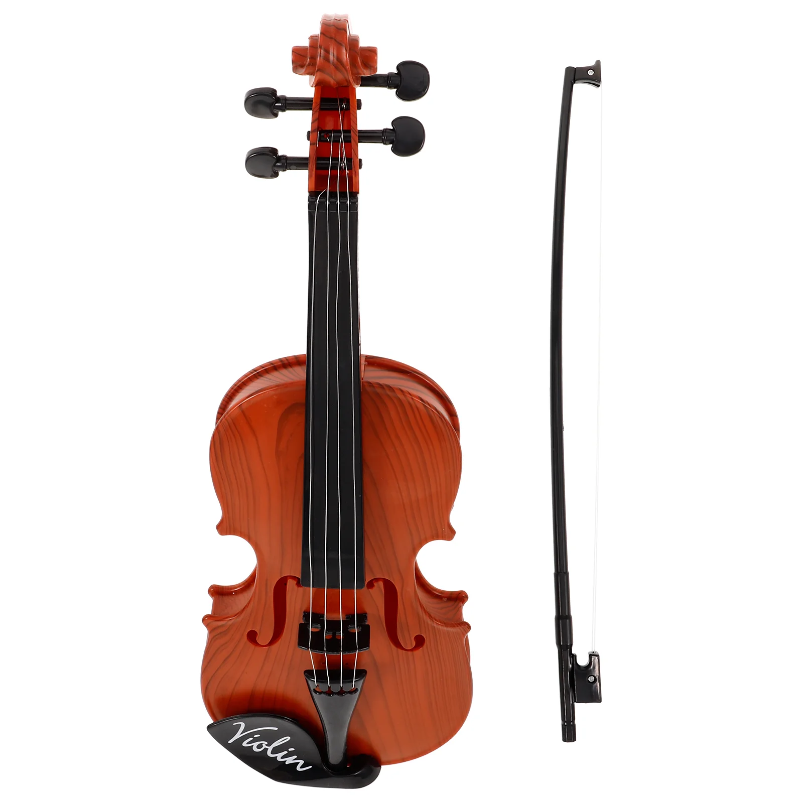 Violin Toy Desktop Decor Children Realistic Model Music Small Musical Plastic Photo Prop Baby Instrument Miniature Adornment