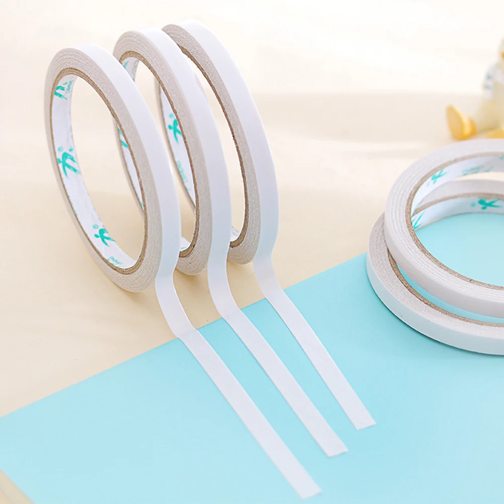 

30pcs Double Tape Transparent Double-Sided Adhesive Tape Clear White Adhesive Office Supplies Craft Transparent Strong Adhesion