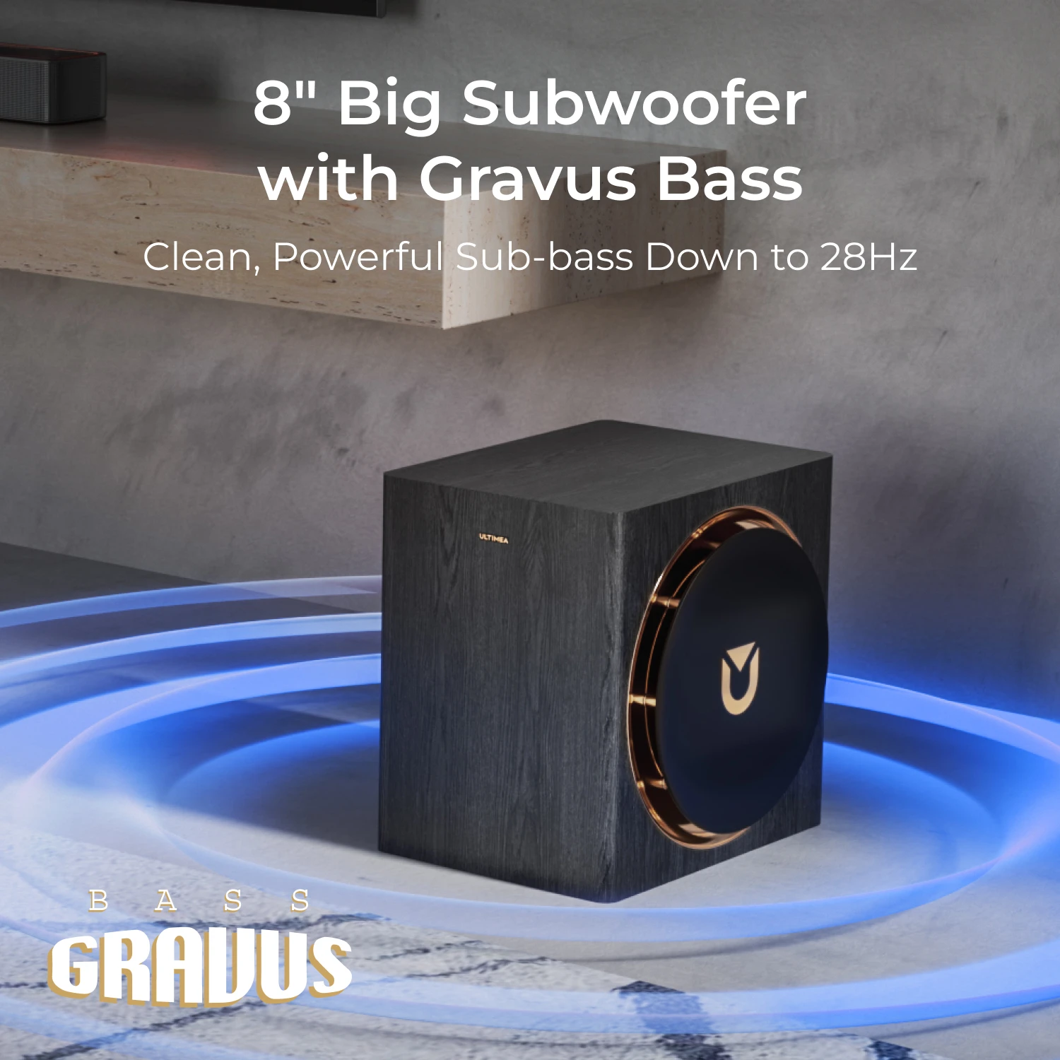 Skywave 5.1.4ch Soundbar - Dolby Atmos - 8" Subwoofer & Rear Speakers