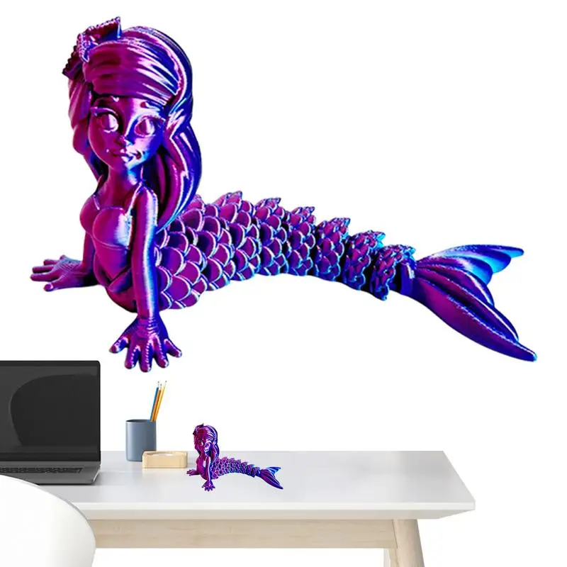 

3D Cartoon Doll Toy Flexible Joints 3D Simulation Toy Doll Toy Creative Moveable Action Desktop Ornaments Water Toys For Girls