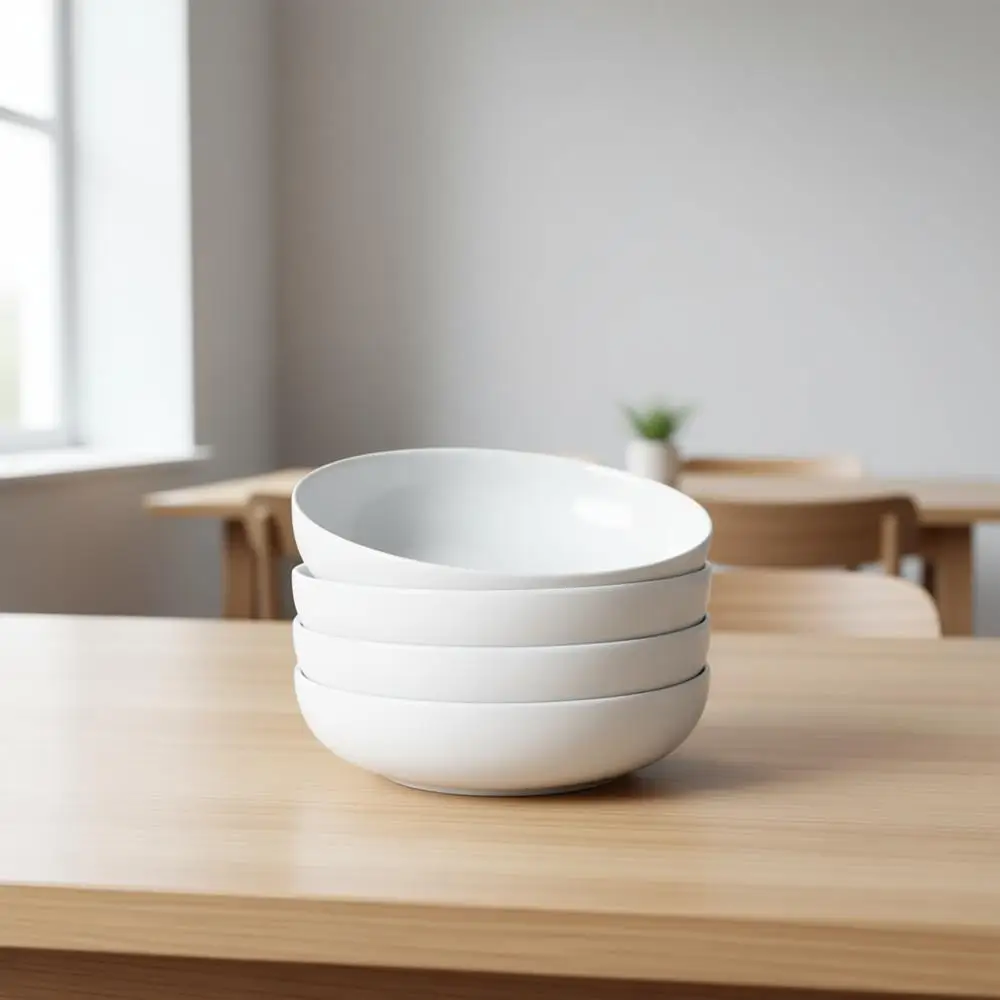 

Набор больших кухонных мисок для пасты и салатов, 45 унций, 8,5 дюйма, для подачи супа, пасты, лапши, ужина, пригодны для использования в микроволновой печи