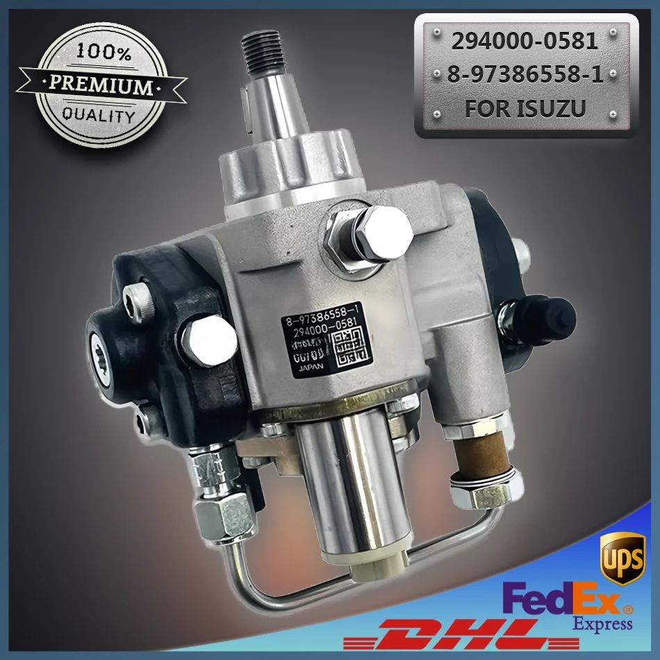 

Fuel Injection Pump 294000-0580 294000-0581 8-97386558-0 8-97386558-1 for Isuzu Engine 4HK1 Truck N-Series
