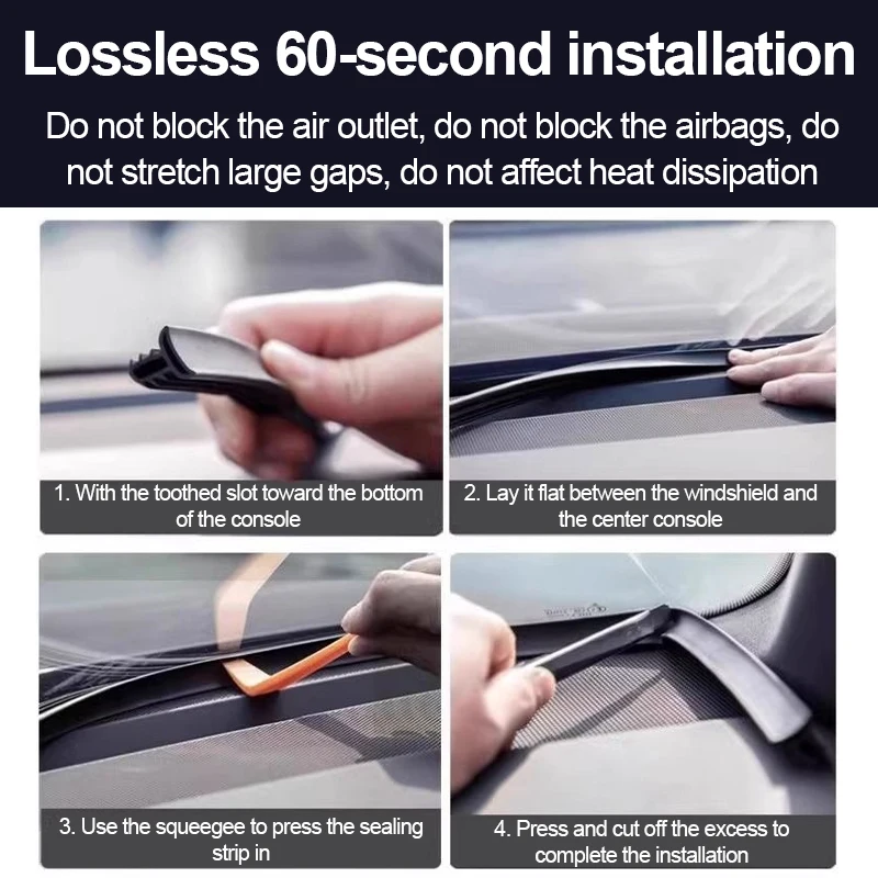 For Toyota Corolla Cross XG10 2022~2026 Car Sealing Strips Center Console Gap Filling Strip Sound Insulations Rubber Accessories