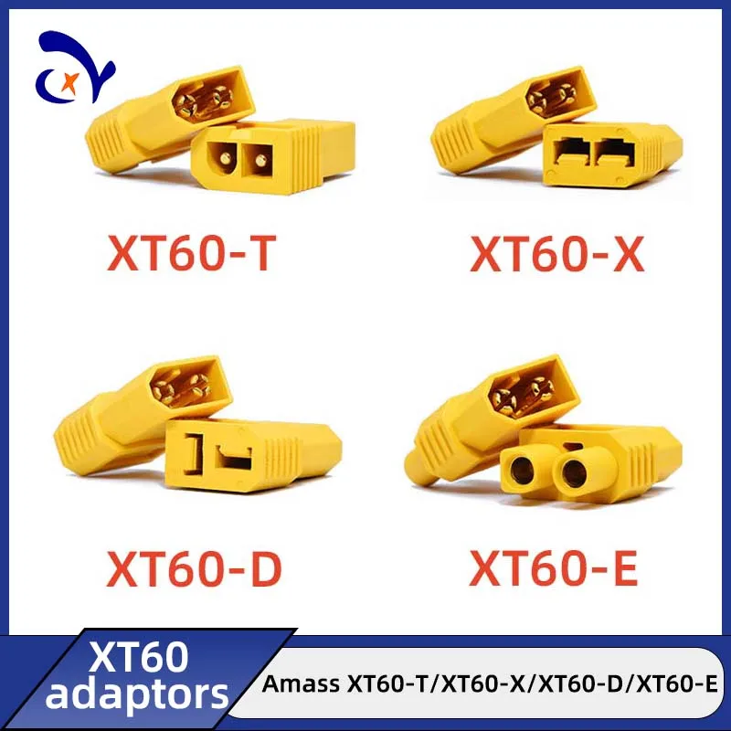 1PCS XT60 male to T plug /TRX/EC3/ Ohtaniya female model aircraft plug XT60-XEDT conversion