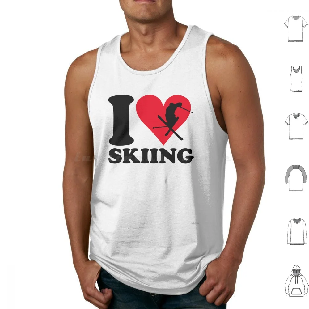 I Love Skiing Tank … - image
