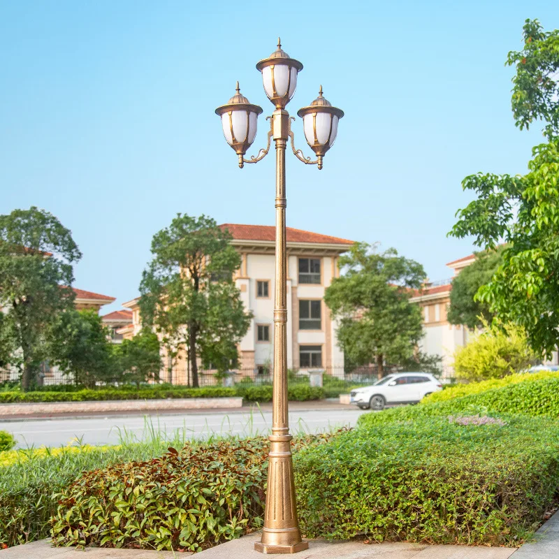 Outdoor lawn pole lamp Community landscape garden lighting European-style villa