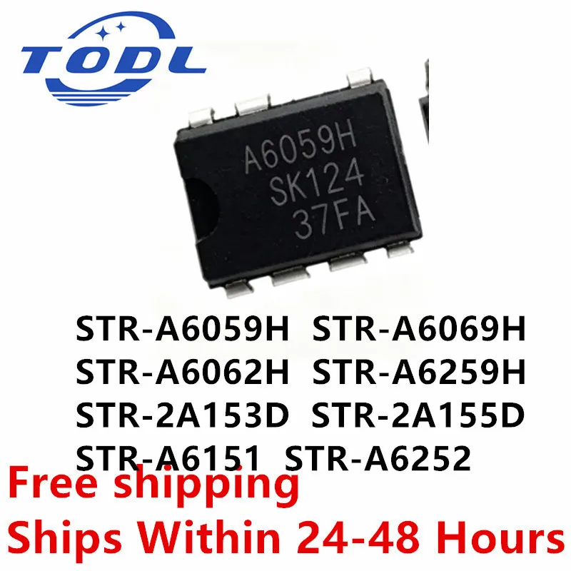 (5piece)100% New STR-2A153D STR-2A155D STR-A6151 STR-A6059H STR-A6069H STR-A6062H STR-A6259H STR-A6252 DIP-8 Chipset