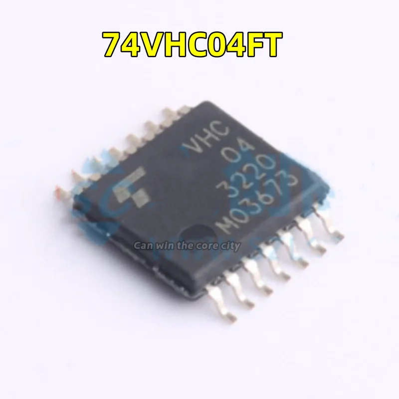 1-100 PCS/LOT New 74VHC04FT silk screen printed VHC04 package: TSSOP-14 phase inverter Logic inverter chip