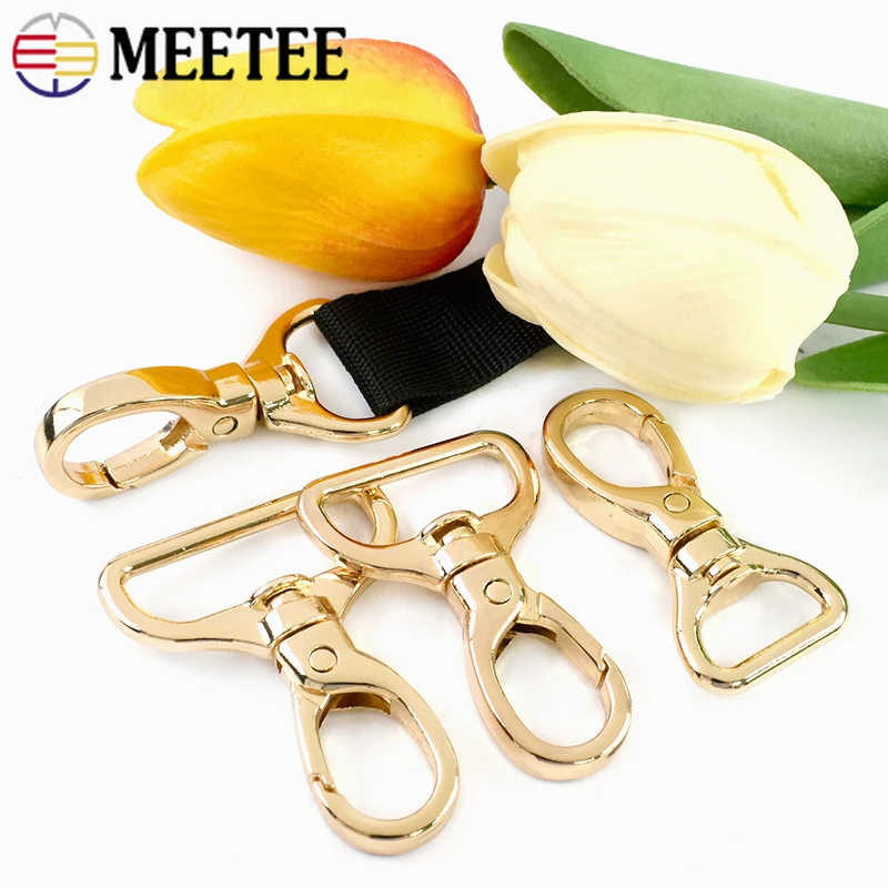 

8-30Pcs 15-32mm Metal Buckles Keychain Trigger Snap Hook Swivel Lobster Clasp Bag Strap Carabiner Clips DIY Hardware Accessories