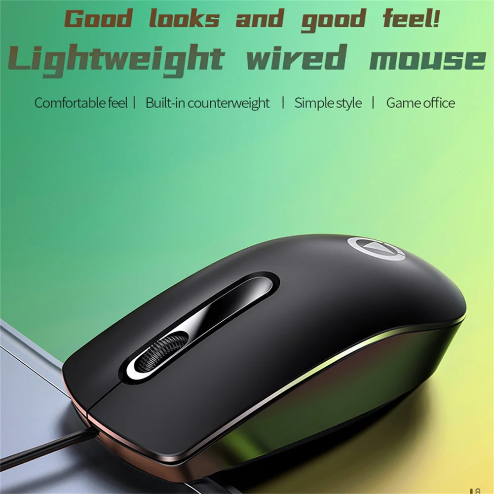 Mouse da gioco professionale per ufficio G9 Mini Mouse silenzioso Ultra-sottile Mouse ergonomico Usb cablato PC laptop accessorio per Mouse per Notebook