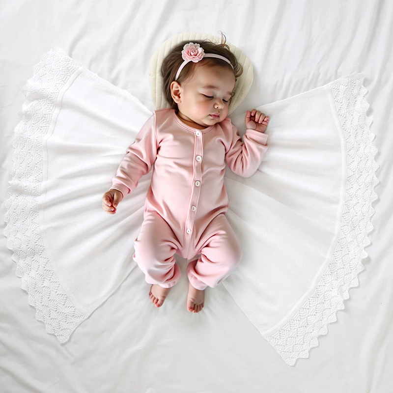 Recém-nascidos meninos e meninas cobertores de malha 90*70cm infantil super macio swaddle envoltórios recebendo colchas para carrinho de cama coisas de algodão