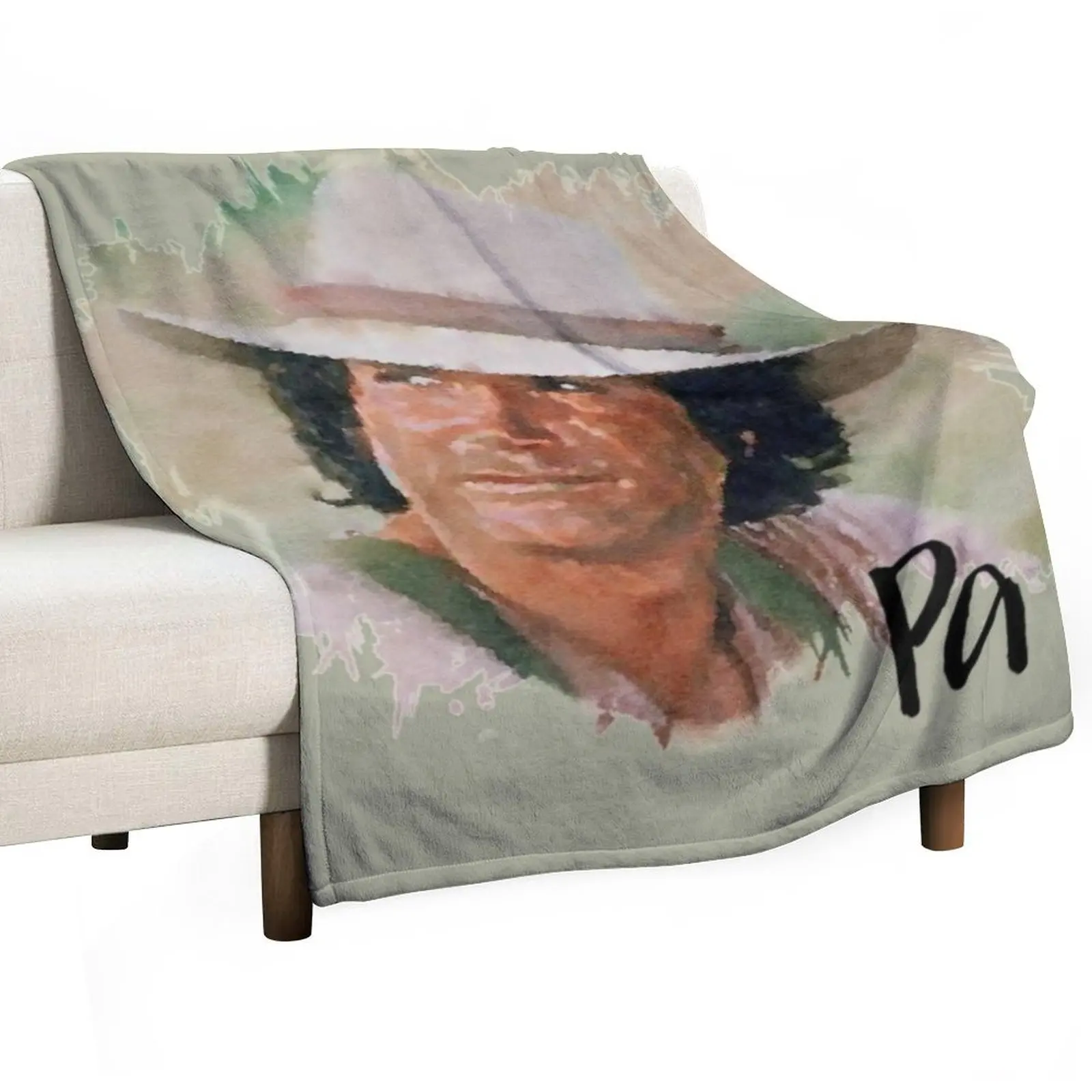 

Pa Ingalls Little House on the Prairie Throw Blanket Decorative Sofas Summer Picnic halloween Blankets