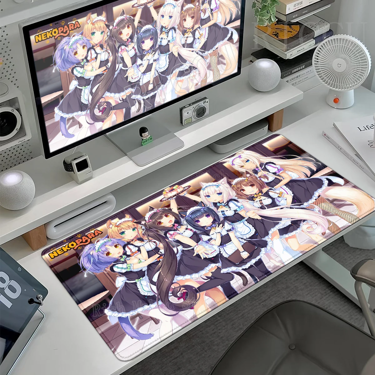 

Kawaii Anime Mousepad XXL Nekopara Cute Girl Desk Mat Large Gamer Mouse Pad Gaming Laptop Mousemat Gamer Mat Desk Accessories