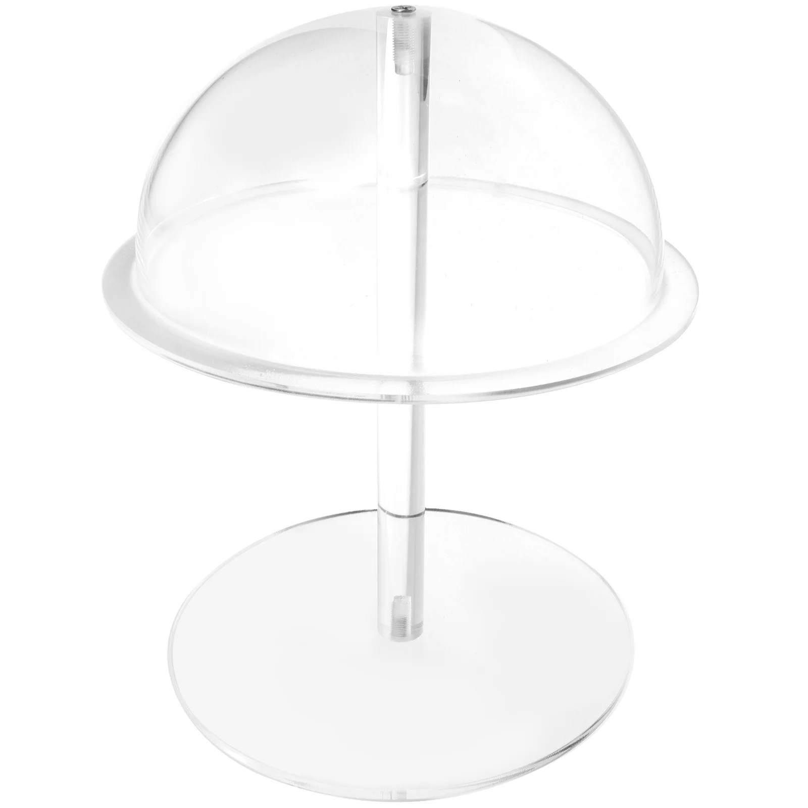 

Freestanding Cap Adjustable Acrylic Hat Stand For Desktop Display Reusable Hat Stand Holder Caps Storage Organizer