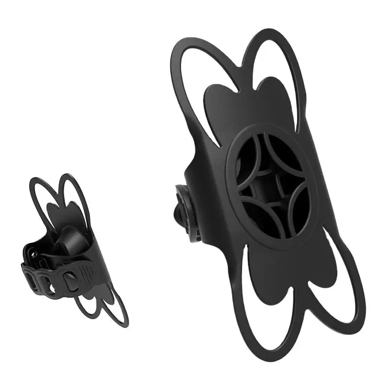 Silikonowy uchwyt na telefon rowerowy uniwersalny, mocowanie na kierownicę do roweru i motocykla, klips na telefon komórkowy, pasuje do wszystkich telefonów.