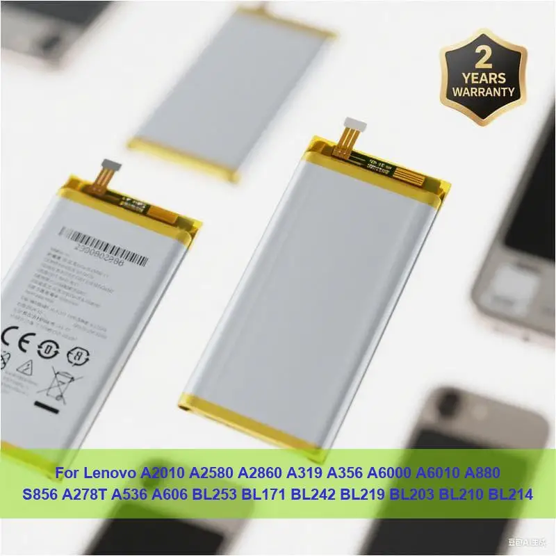Аккумулятор для Lenovo A2010 A2580 A2860 A319 A356 A6000 A6010 A880 S856 A278T A536 A606 BL253 BL171 BL242 BL219 BL203 BL210 BL214 Аккумулятор для Lenovo A2010 A2580 A2860 A319 A356 A6000 A6010 A880 S856 A278T A536 A606 BL253 BL171 BL242 BL219 BL203 BL210 BL214