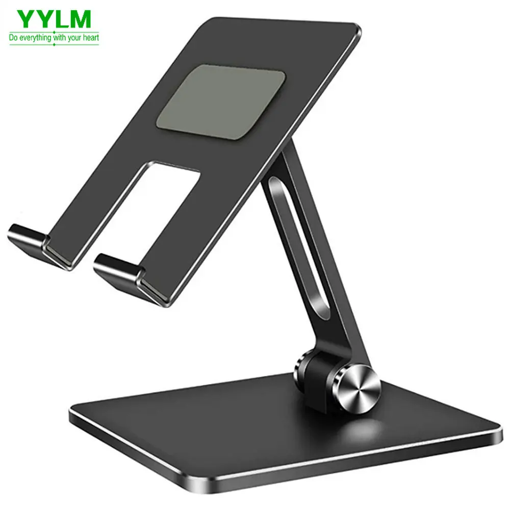 Aluminum Alloy Desktop Mobile Phone Stand Foldable iPad Tablet Support Cell Phone Desk Bracket Lazy Holder For Smartphone Mount