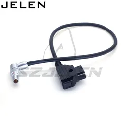 D-Tap to Adjustable Right-Angle  FSG 0B 2pin Cable for Teradek  Vaxis power cable