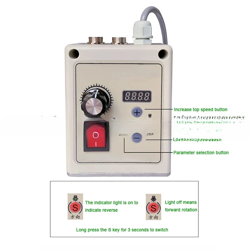 550w/750w/1100w 220v Brushless Servo Motor Knob Speed Control Belt Sander Woodworking Machinery Letter Saw Lathe