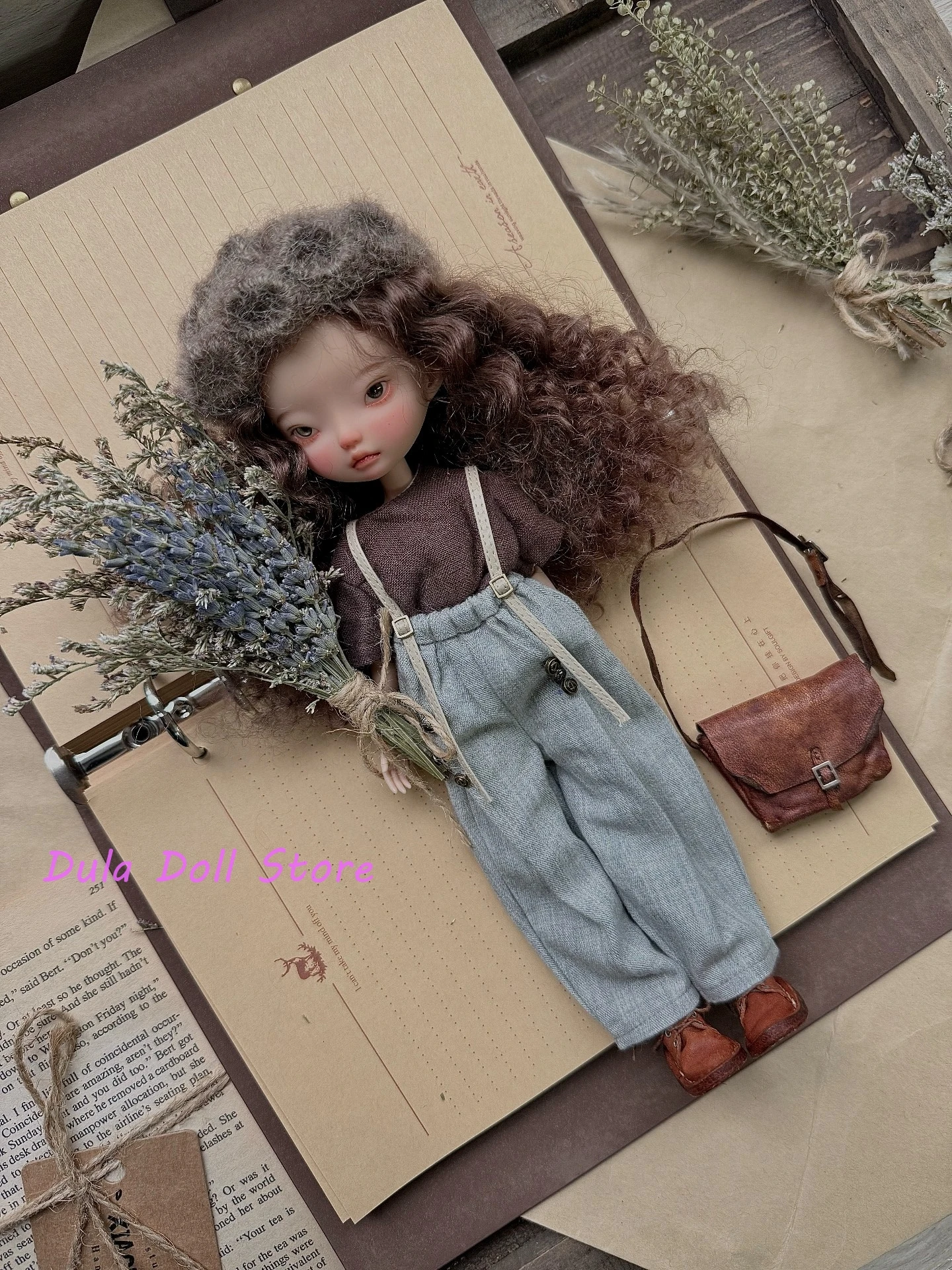 

Одежда для кукол Dula Doll: ретро-топ для Blythe, Landoudou, Landazz, ob24, ob22, Licca 1/6 ➕ брюки и юбка