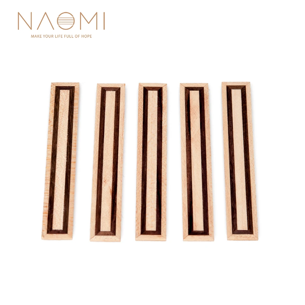 

NAOMI 5 Pcs Classical Guitar Bridge Tie Blocks Inlay Rosewood Wood Frame Series Guitar Parts Accessories New NA-07