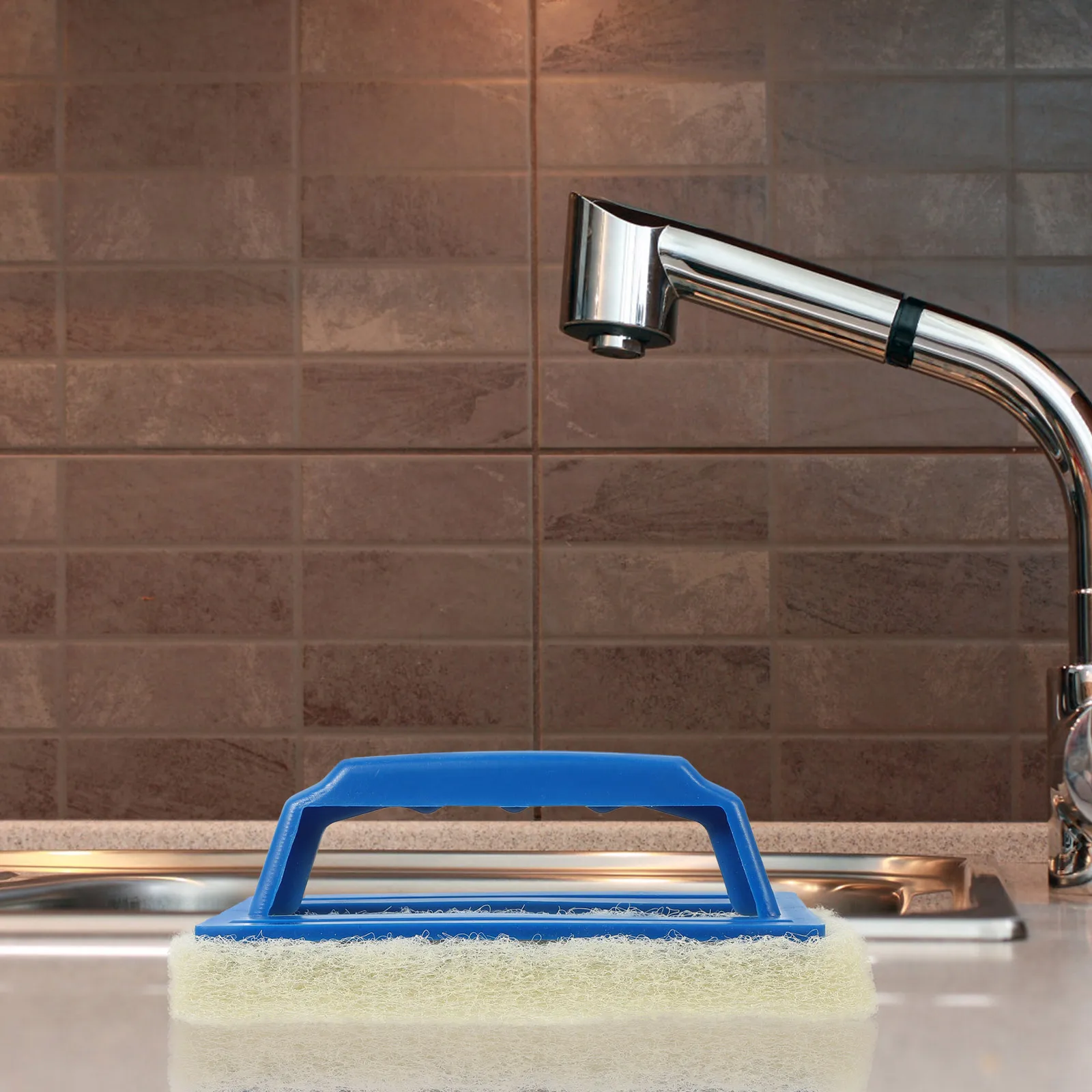 2 قطعة فرشاة تنظيف حمام السباحة أداة تنظيف شديدة التحمل لحمام السباحة في الأرض حديقة الاستخدام المنزلي مقبض طويل قوي