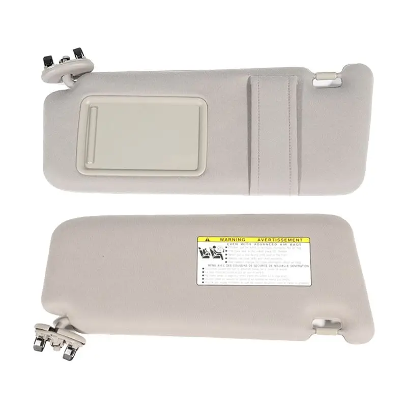 

A65P-Beige Car Sun Visor Shade Pair Left & Right Parts For Toyota Camry 2007-2011 Without Sunroof And Lights