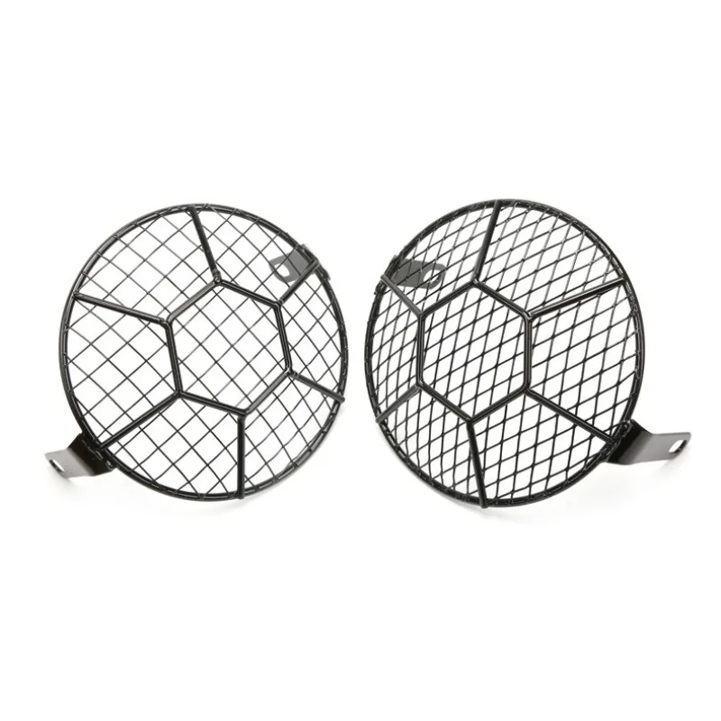 

6,5 "Сетка для фар мотоцикла, защита передней лампы, сетчатая решетка, защитная крышка для кафе Racer Cruiser, крышка фары