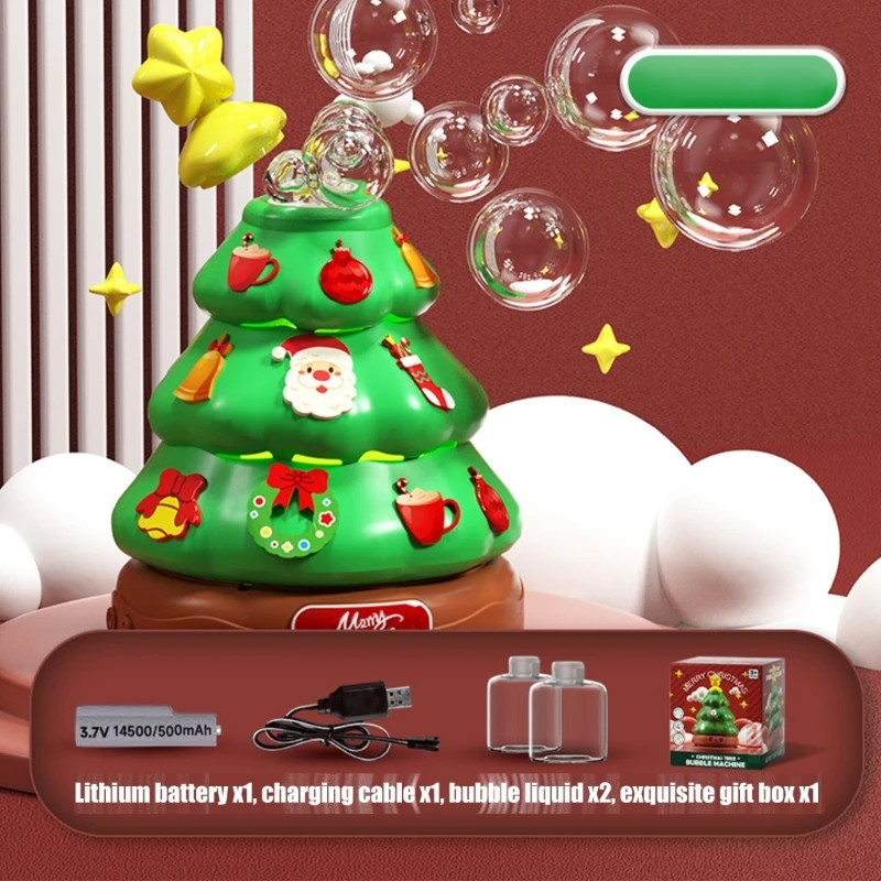 Children Bubble Toy Bubble Blower Guns Electric Bubbling Party Garden Beach 15UB