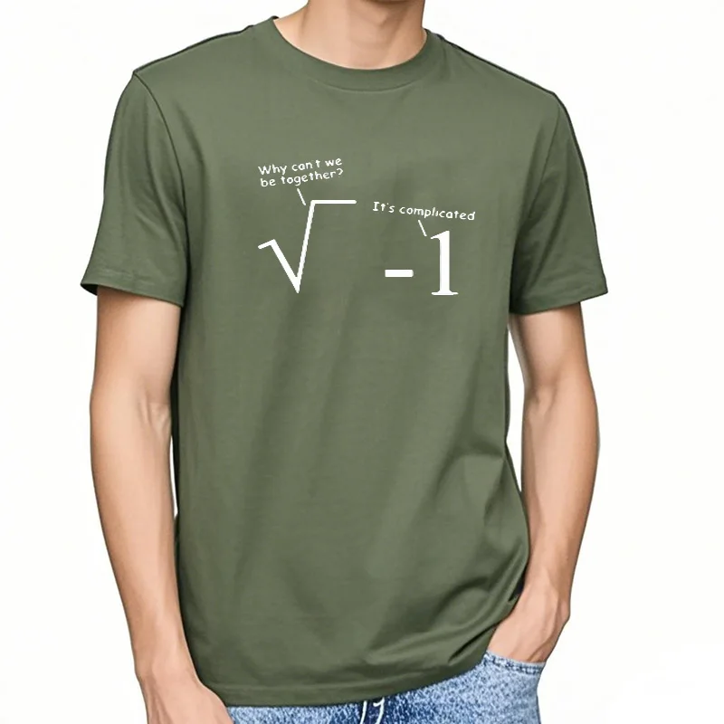 T-shirt à manches courtes en coton imprimé pour hommes, vêtements d'été drôles, t-shirts Hip Hop, grande taille, Geek Ma