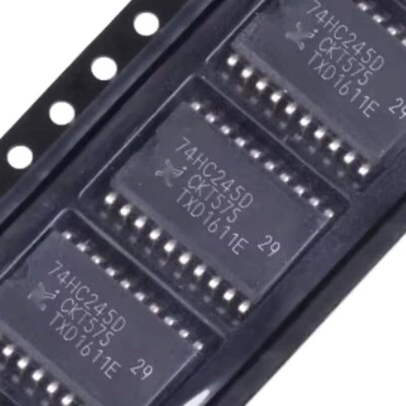 5PCS 74HC245D,653 NEW  SOIC-20 3-state output 8-line bus transceiver