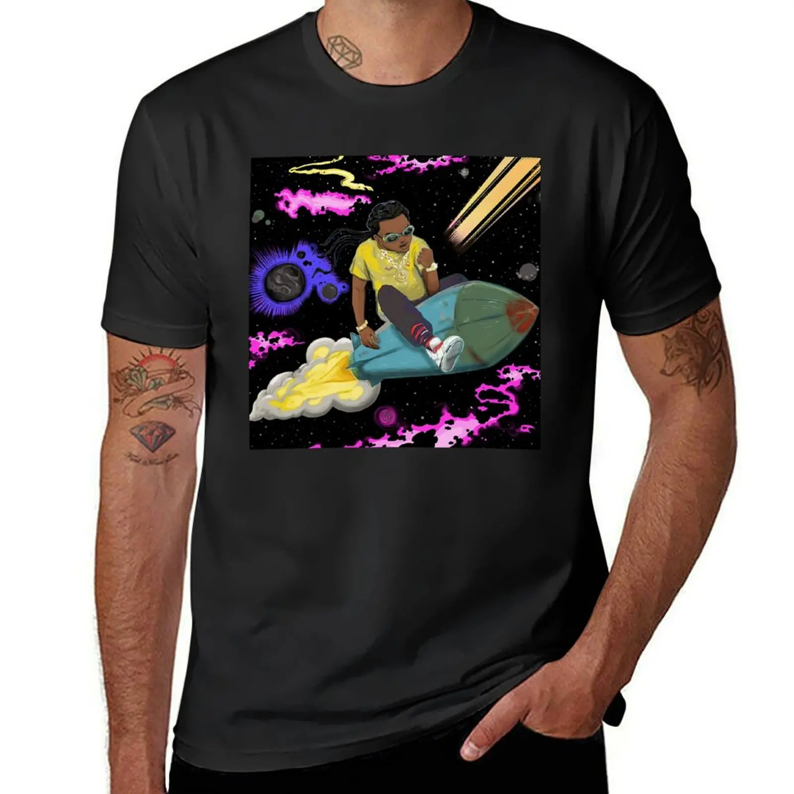 

The Last Rocket T-Shirt oversized plus sizes mens t shirt