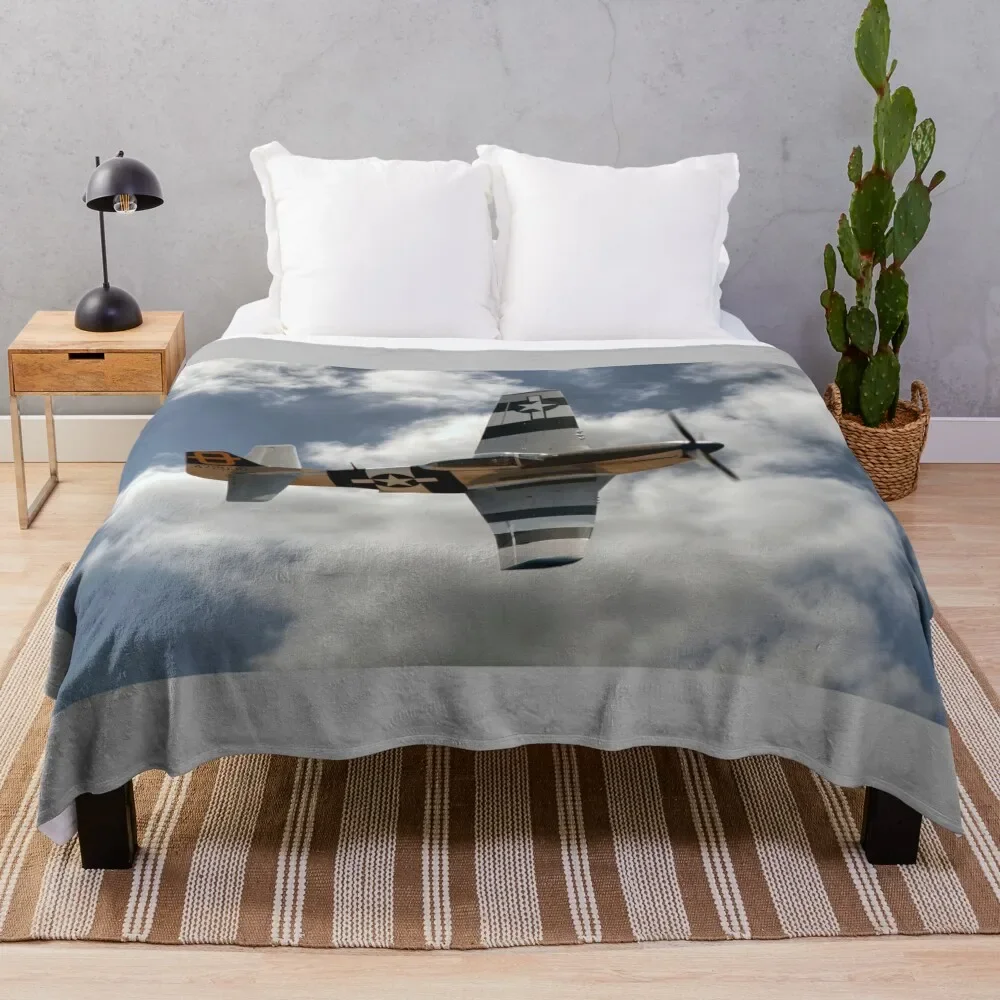 

P51 Mustang Throw Blanket Decorative Sofas Loose Blankets