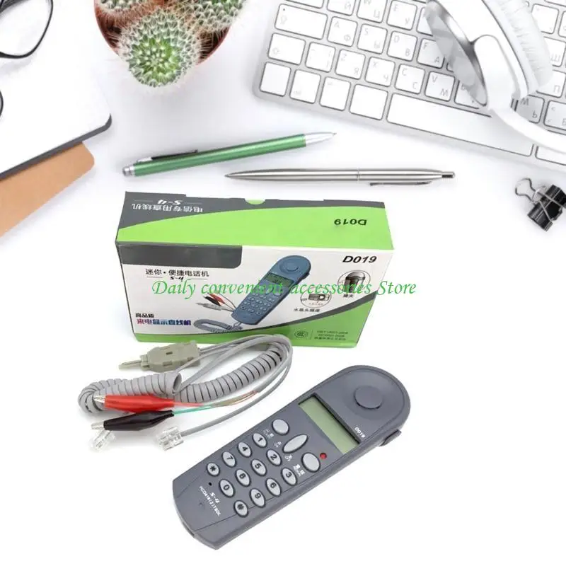 Téléphone fixe filaire Test 97QB, pas besoin tester batterie, vérification du téléphone