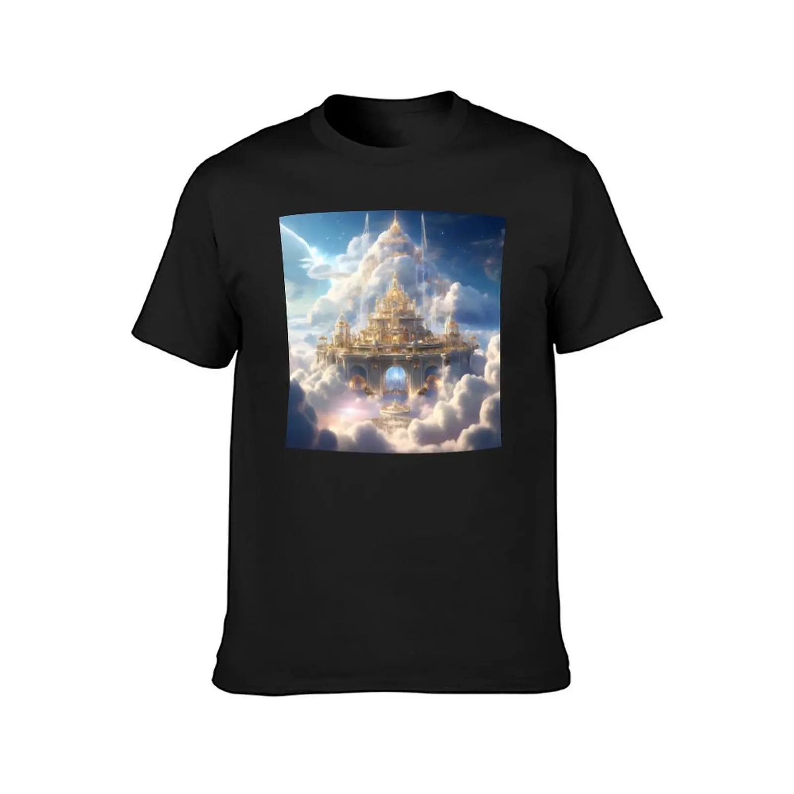 Ethereal Castle T-Shirt anime vintage mens graphic t-shirts