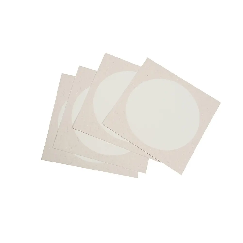 

10 Sheets Blank Fan Surface Painting Paper for Chinese Brush Painting Thickened Art Paper with Excellent Ink Diffusion 38x38cm