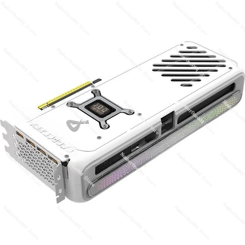 

RTX5080/RTX5090D X3W OC 4K Light Chasing AI Operation White Game Graphics Card
